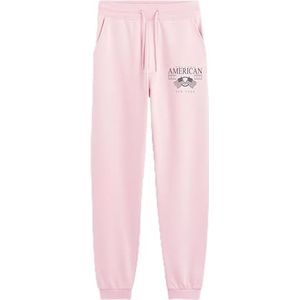 AMERICAN COLLEGE USA American College Joggingbroek, uniseks, kinderen, Roze, 6 ans