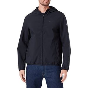 Champion Legacy Outdoor Soft Polyester Woven Hooded Jacket, Zwart, XL voor Heren
