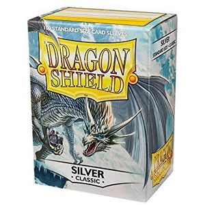 Dragon Shield Sleeves - SILVE - Standard Size Deck Protectors (100 ct) Arcane Tinmen