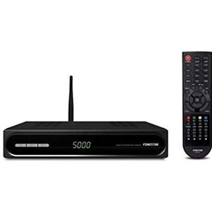Fonestar – HD satellietontvanger (Full HD, WiFi, ethernet) zwart