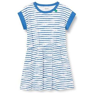 Fred's World by Green Cotton Ocean gestreepte jurk voor babymeisjes, blauw (Blue 019403901), 80 cm