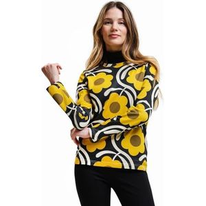 Regatta Orla Kiely dames lange mouwen winter T-shirt, Appelbloesem Geel, 34