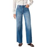 Wrangler Damesjeans World Wide, Wide Leg Fit, brede pijpen, Lichte hand, 25W x 32L