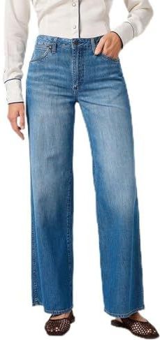 Wrangler Damesjeans World Wide, Wide Leg Fit, brede pijpen, Lichte hand, 25W x 32L