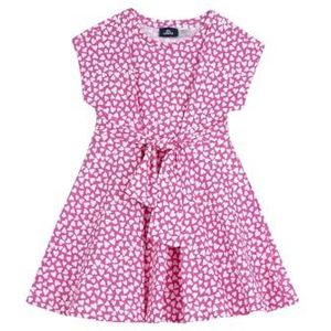 Chicco, Meisjesjurk met korte mouwen, van zacht katoen, ontworpen in Italië, meisjeskleding, cadeau-ideeën voor meisjes, Fuchsia, 3 Jaar