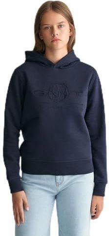 GANT - Tonaal Shield - Hoodie - Evening Blue
