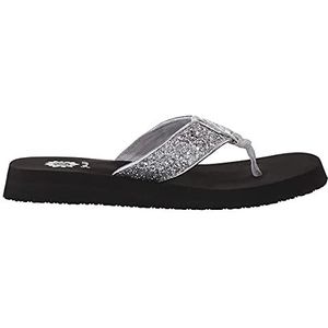 Yellow Box Feliks Teenslippers voor dames, medium, Zilver, 39 EU