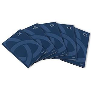 Bantex OSL Oslo Notebook B5, gelinieerd, 5 stuks.