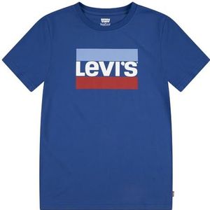 LEVI'S KT-Knit Sportswear Top met logo, voor jongens, Echt blauw, 12 jaar