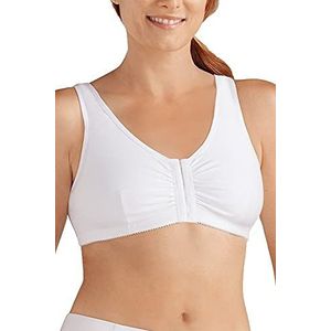 Amoena womens Frances Front-closure Leisure Bra, White, M DD DDD E F US
