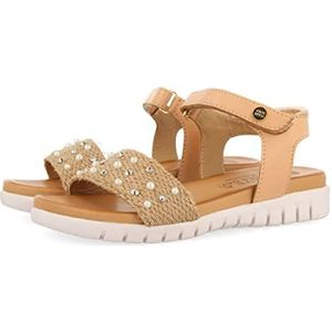 GIOSEPPO Outreau Jute sandalen in roségoud en details voor meisjes, roségoud, 28 EU