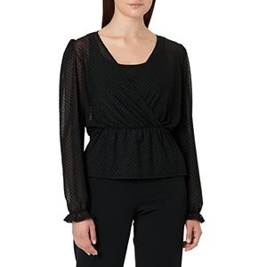 ONLY Dames Onlcammi L/S Mesh Top JRS Blouse