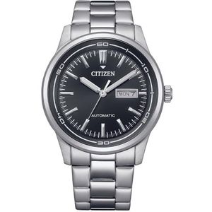 Citizen Herren-Uhren Analoge Automatik 32023841, Zilver, Eén maat, Armband