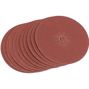 Draper 125mm Extra Course Grade aluminium oxide Sanding Discs (Pack van 10) 35712 slijpschijven, aluminiumoxide, 125 mm, 10 stuks