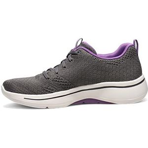 Skechers Walk Sneaker voor dames, Grijs/Lavendel, 38.5 EU