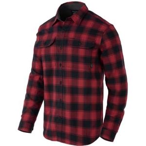 Helikon-Tex GreyMan Overhemd, Koraal Karmozijnrood Geruit, XXL