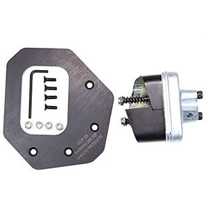 Malco GOP23UK 5,1 x 7,6 cm standaard rechthoekige goot perforator gat upgrade kit, staal