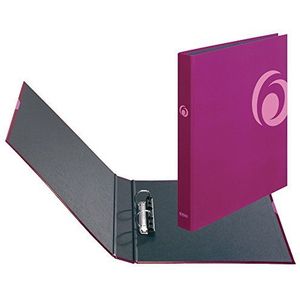 Herlitz 11282407 ringband maX.file Fresh, 2 ring-combi-mechanisme, A4, vulhoogte 25 mm, bessen, FSC Mix