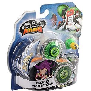 Infinity Nado Spinning Tops for Kids Metal Toy Boys, Battle Tops Spinning Top Launcher Toy Boys, Infinity Nado Spinning Tops Boys vanaf 5 jaar, Toupie Série Standard - Cold Shadow - YW624307