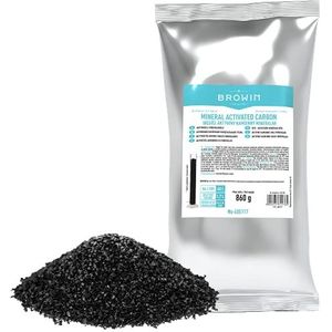 Browin 405117 Actieve minerale koolkool - 0,86 kg voor 40 L, korrelgrootte 1,0-3,6 mm, adsorptieactiviteit > 60%, voor zuivering en aanpassing van smaak en aroma van water en sterke drank