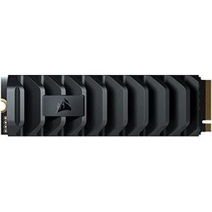 Corsair MP600 PRO XT 8TB Gen4 PCIe x4 NVMe M.2 SSD - Tot 7.000 MB/s sequentiële lees- en 6.100 MB/s schrijfsnelheden, TLC NAND met hoge dichtheid, aluminium warmtespreader, M.2 2280 vormfactor - zwart
