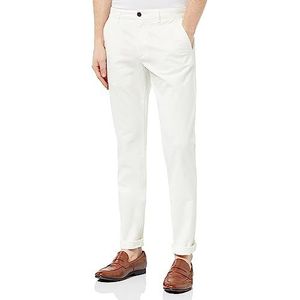 Tommy Hilfiger Denton Chino Premium GMD geweven broek voor heren, Wit, 34W / 32L