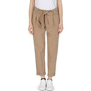 19V69 ITALIA Trump Brown Casual broek voor dames, Bruin, M