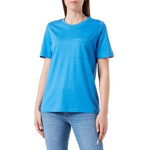 s.Oliver Dames T-shirts, korte mouwen, blauw, 38, blauw, 38