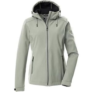 killtec dames Softshell jas met capuchon KOW 8 WMN SFTSHLL JCKT, helles salbei, 36, 43300-000