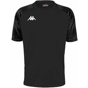 Kappa DAVERNO T-shirt, voetbalshirt, zwart, S, heren