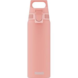 SIGG Shield One Pink Drinkfles (0.75 l), lekvrije en lekvrije drinkfles, duurzame drinkfles van roestvrij staal met ONE Top