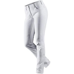 BP 1755-311-0021-33/30 stretchstof Slim-Fit-jeans voor vrouwen, 65% katoen/30% polyester/5% elastaan, wit, 33/30 maat
