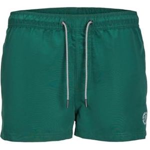 JACK & JONES Heren Jpstbora Bora Jjswim Solid Ly zwemshorts, dark green, S