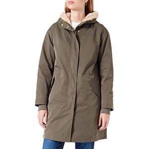 Springfield parka dames jas, Donkere Khaki, S