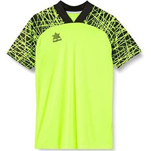Luanvi Sportshirt voor heren | Model Player kleur neon geel | T-shirt van interlock-stof - maat 4XS, standaard, Geel, 4XS
