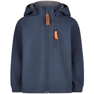 Sterntaler jas met capuchon softshell, marineblauw, 80