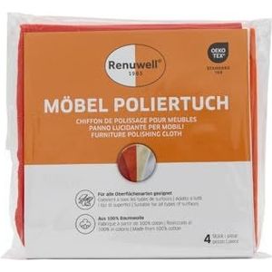 Renuwell, Meubelpoetsdoek (4-pack), 4 stuks