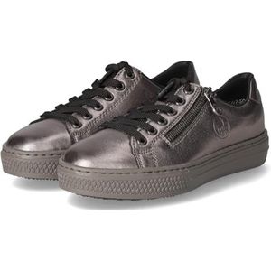 Sneaker - Effen - Leer - Ronde Neus - Platte Hak