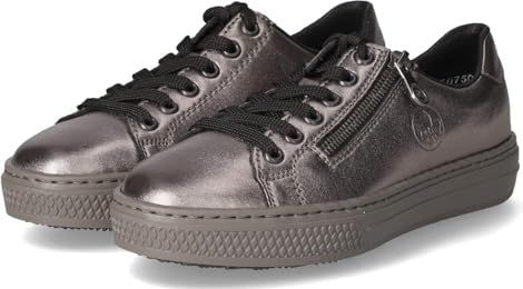 Sneaker - Effen - Leer - Ronde Neus - Platte Hak