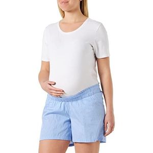 MAMALICIOUS Mama Licious Damesshorts, zwangerschapsshorts, azuurblauw, L