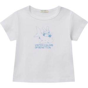 United Colors of Benetton T-shirt, Wit, 56 cm