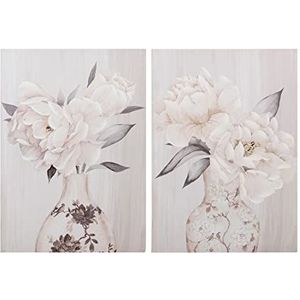 Set van 2 bloemenvazen, 50 x 3 x 70 cm