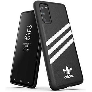 adidas Originals ontworpen voor Samsung Galaxy S20 hoes drie strepen beschermhoes - zwart en wit
