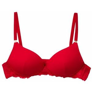 United Colors of Benetton Dames Reggiseno Imbottito 3leg1r027 Beha, rood, XS