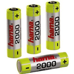 Hama NiMH Digitale batterijen 4x AA alkali batterij (2000 mAh)