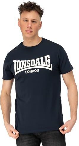 Lonsdale - FULWOOD - T-shirt - Blauw Marine/Ecru