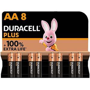 Duracell Alkaline Plus AA Batterijen - 8 stuks