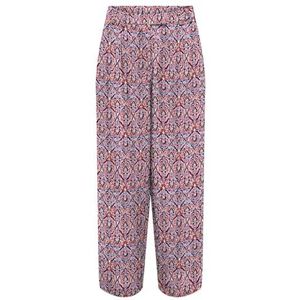 Onlnova Life VIS Lesli Pant AOP, Rood Orange/Aop: 591 Soul, S