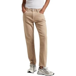 Pepe Jeans Dames Tapered Jeans Hw, Beige, 27W / 32L