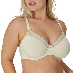 Bali Vrouwen One Smooth U Ultra Illusion Hals Beugel BH, lichtbeige, 36D, Licht Beige, 80D